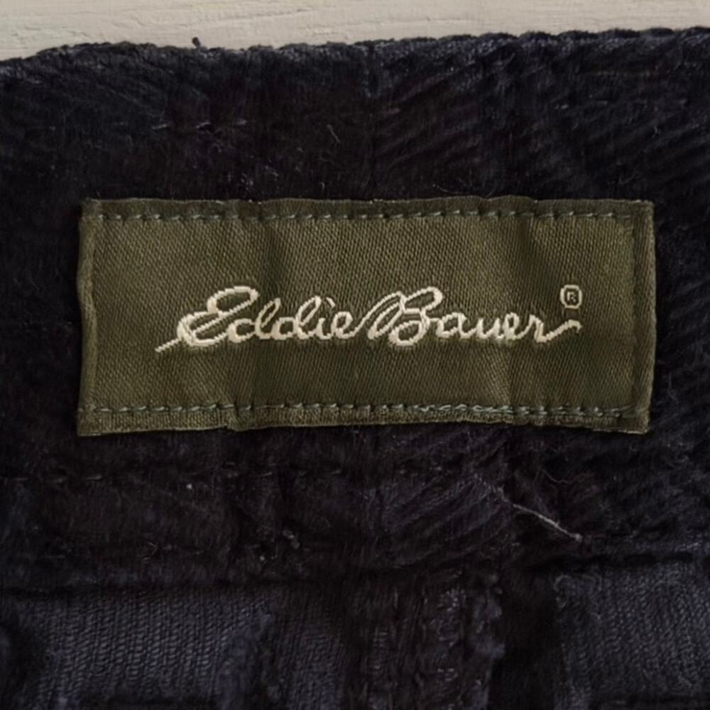 Eddie Bauer Corduroy Bootcut Pants Womens Size 18 Tall Work Dark Academia Casual - Picture 13 of 15